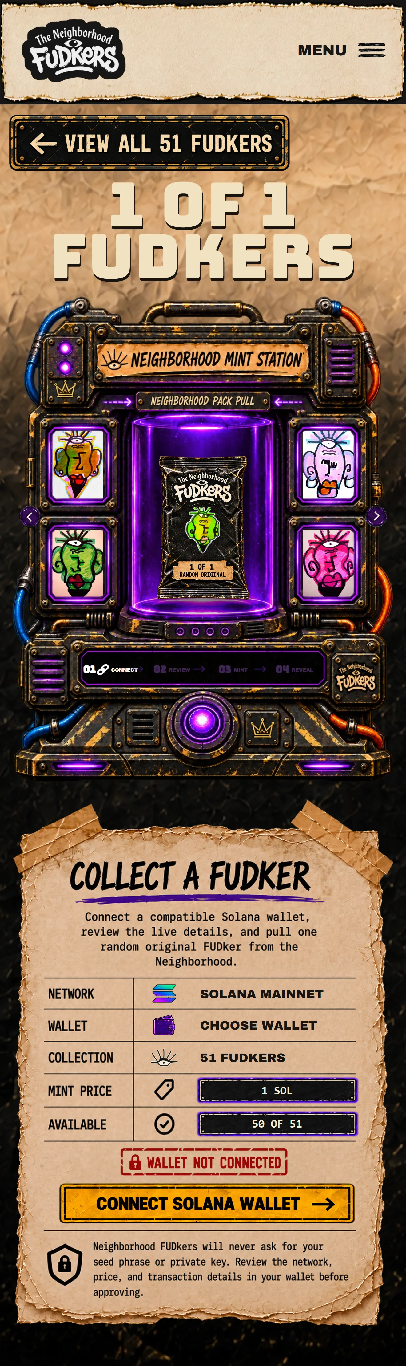 FUDkers.xyz mobile digital 1 of 1 collection view