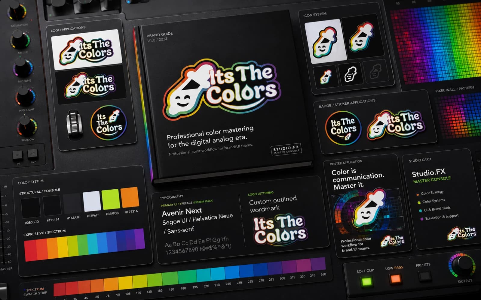 It’s The Colors brand system presentation